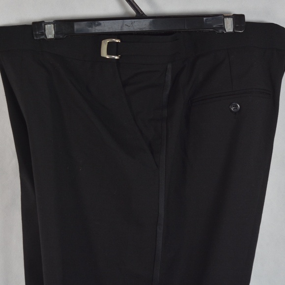 100% Wool Tuxedo Pants SZ 34L CSS - Picture 1 of 5